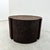 1970s Vintage Round Chocolate Brown Cork Coffee or Side Table – 1970s Postmodern For Sale - Image 5 of 10