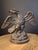 1930s Antique Cast Iron Eagle on Rock Doorstop Patriotic Americana Hubley or Albany For Sale - Image 5 of 17