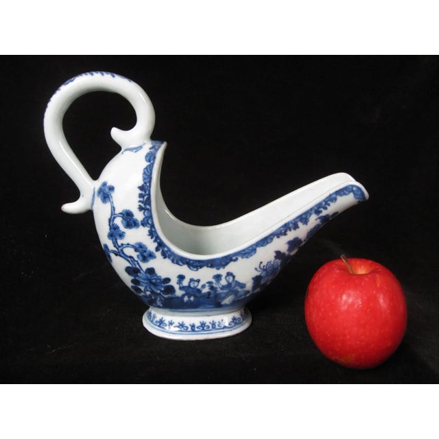 Ceramic 18thC Chinese Export Qianlong Sauce Boat c.1790 For Sale - Image 7 of 12