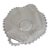 Mid 20th Century 8" Crimped Plate With Handle, Imperial Glass-Ohio, Candlewick Clear For Sale