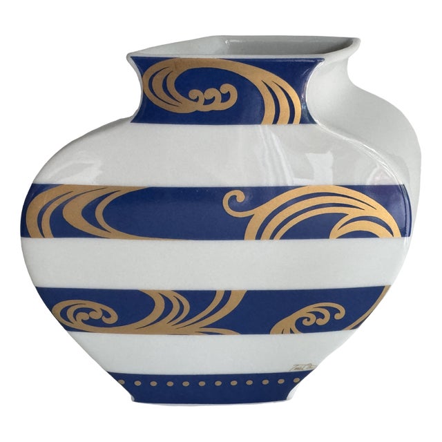 Vintage German Vase by Tadao Amano for Rosenthal Studio Line, 1995 For Sale