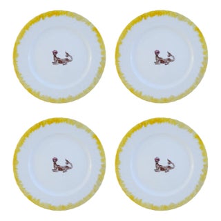 P20 Dinner Plates by Lithian Ricci, Set of 4 For Sale