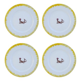 P20 Dinner Plates by Lithian Ricci, Set of 4 For Sale