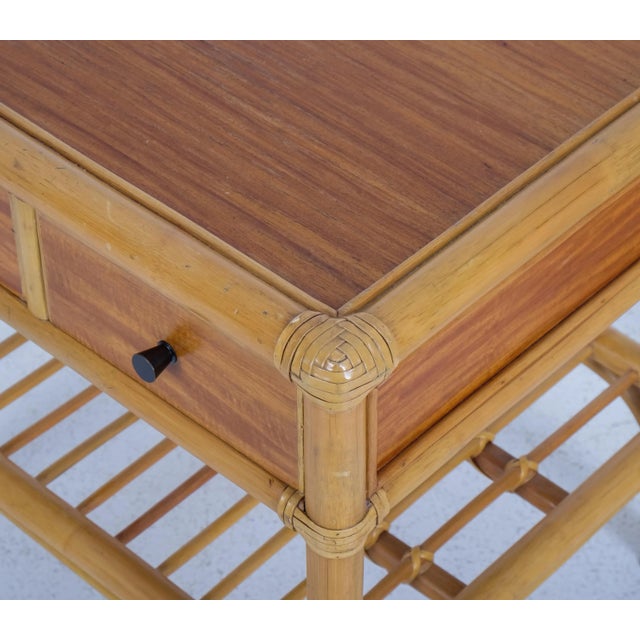 Vintage Swedish Bedside Tables from Dux, 1970s, Set of 2 For Sale - Image 4 of 10