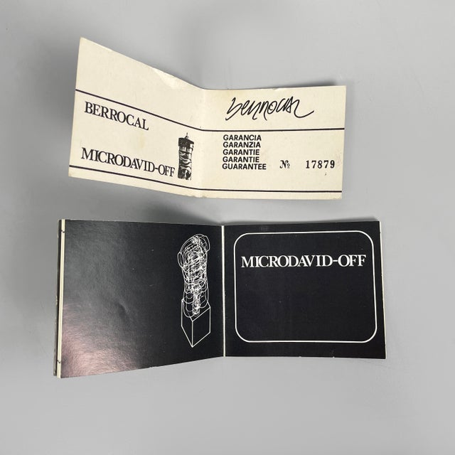 Spanish Golden Metal Micro David Off Sculpture by Miguel Berrocal, 1969-71 For Sale - Image 6 of 14