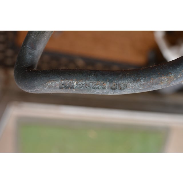 Vintage Pair Jack Brubaker Forged Iron Calla Lily Candlesticks Brutalist Industrial / Rustic For Sale - Image 15 of 15