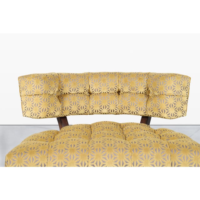 Mustard Mid-Century Modern Sculptural Lounge Chairs Attributed to Billy Haines For Sale - Image 8 of 14