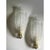 Early 21st Century Italian Brass Wall Sconces in Diamanted Murano Glass by Simoeng, Set of 4 For Sale - Image 5 of 8