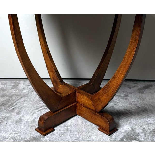 1930s Art Deco Italian Walnut Coffee Table For Sale - Image 12 of 18
