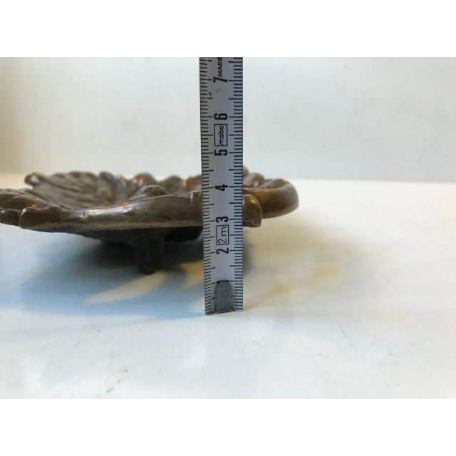 Art Deco Sculptural Bronze Bowl, 1930s For Sale - Image 9 of 10