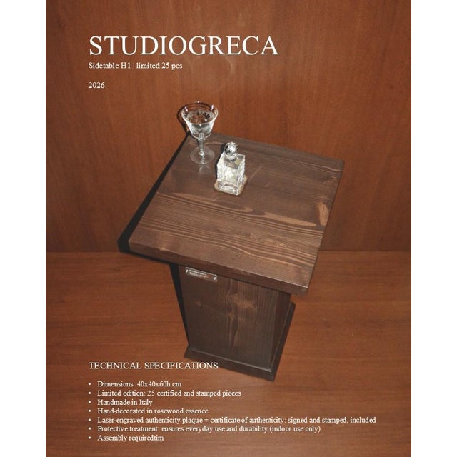 STH1 PL Table by Studio Greca For Sale - Image 9 of 11