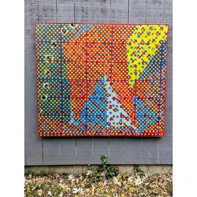 Abstract Contemporary Abstract Kelly Caldwell, Framed For Sale - Image 3 of 4