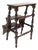 Antique English Victorian Library Stairs, 1920s For Sale