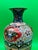 Large Antique Meiji Japanese Cloisonne Dragon Ho-O Phoenix Shield Vase 11.75” For Sale - Image 4 of 11