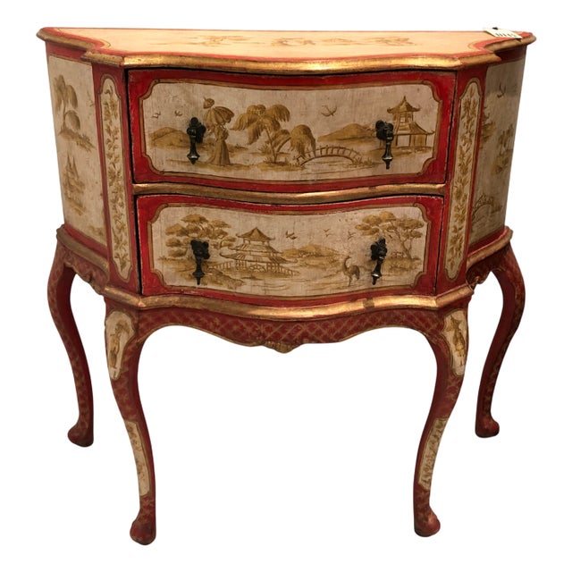 French Chest of Drawers in Chinoiserie Style For Sale
