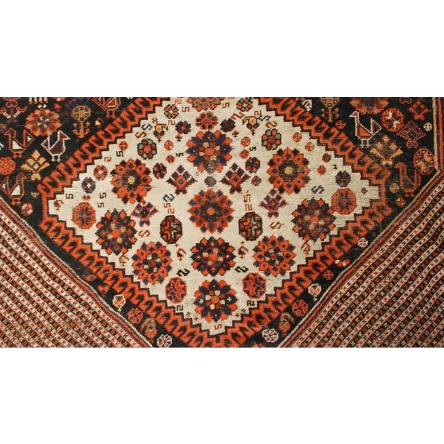 Traditional Late 19th Century Ghashghai Rug For Sale - Image 3 of 6