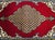 Vintage Persian Qum Area Rug, Hand-Knotted Wool, Geometric Medallion Pattern, 3x5, Red & Navy For Sale - Image 12 of 18