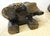 Vintage Solid Wood Painted African Elephant Stools- A Pair For Sale - Image 13 of 15