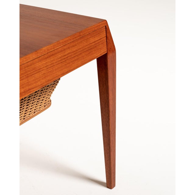 Model 35 Bedside Tables by Severin Hansen for Haslev, 1960s, Set of 2 For Sale - Image 6 of 14
