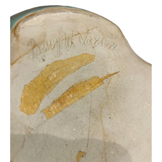 Late 20th Century Bengt W. Larsson Green Apple Ceramic Sculpture — Söderköping, Sweden (C. Late 20th Century) For Sale - Image 5 of 5