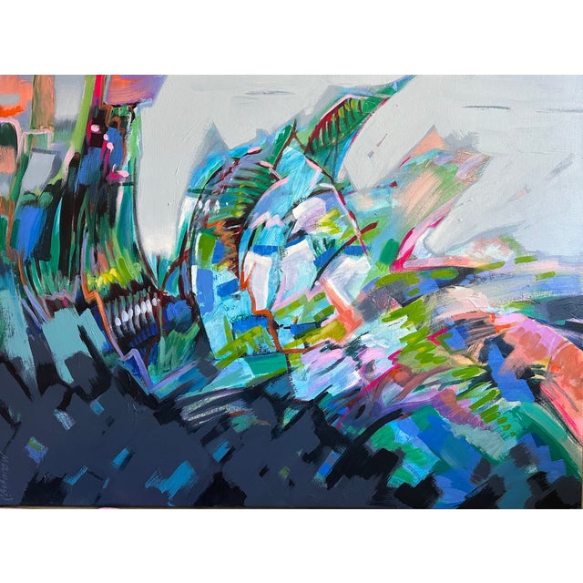 Painting Title - The Origins of Structural Failure Original Painting. Acrylic on canvas. Wrap edges. No need to frame....