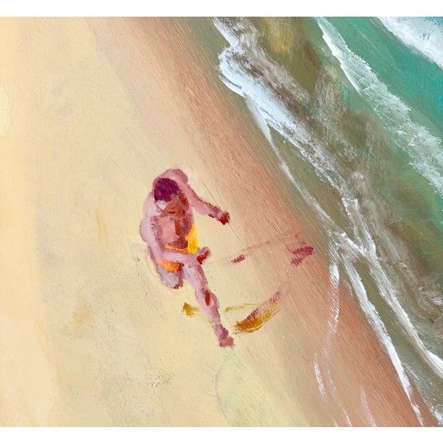 "Enjoying the Beach" Acrylic on Canvas by Joe Davis '08 For Sale In Miami - Image 6 of 11
