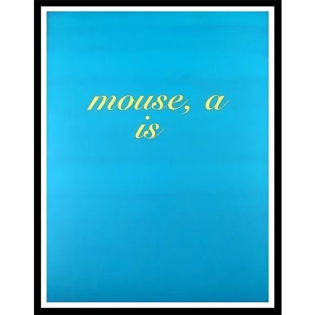 Diana Thater Mouse, A Is, 1996 For Sale