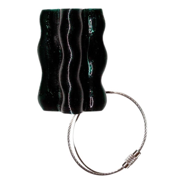 Forest Green Magma Keyring by Mana For Sale