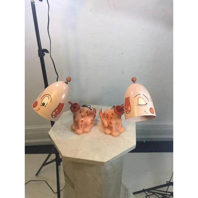 1950s Mid Century Dog Lamps in the Style of George Nelson For Sale - Image 5 of 13