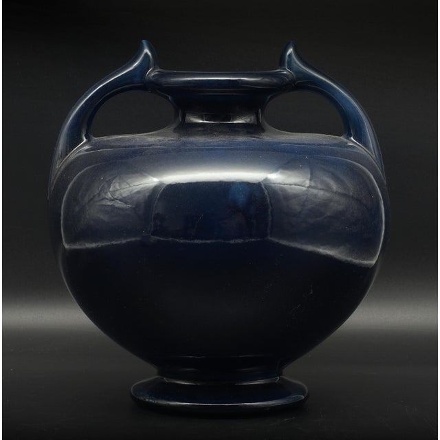 Antique Jugendstil Delft Vase by Henri Breetvelt Maastricht, 1900s For Sale - Image 3 of 5