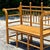 Khaki Vintage Boho Turned Wood Spindle Bench For Sale - Image 8 of 13