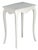 1920s Petite Antique White French Side Table For Sale - Image 4 of 8