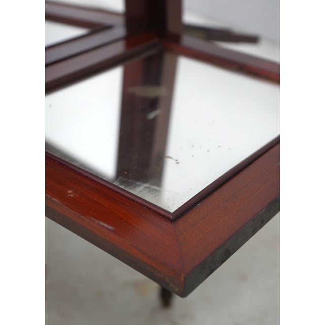 Louis XVI Vintage Marble Top Bar Cabinet For Sale - Image 9 of 16