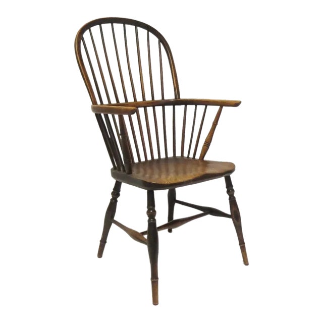 English Tall Back Windsor Chair For Sale