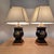 Paint Late 20th Century Chelsea House Neoclassical Black Lacquer Painted Trophy Urn Table Lamps 32" - A Pair For Sale - Image 7 of 12