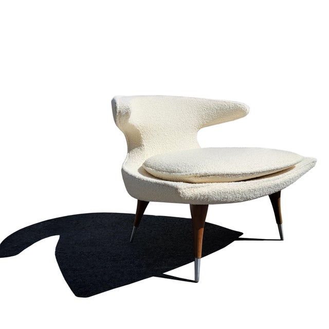 Mid-Century Modern American Karpen Horn Lounge Chair For Sale - Image 10 of 10