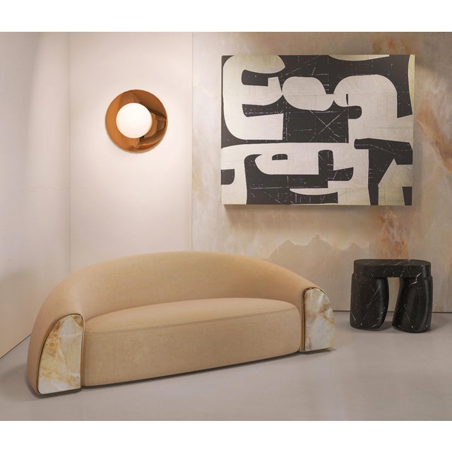 Not Yet Made - Made To Order Stone Sofa by Alter Ego Studio For Sale - Image 5 of 7