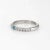 Adolfo Courrier Pave Turquoise Diamond Stacking Ring 18 Karat Gold Jewellery size 6.75 For Sale - Image 4 of 7