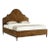 Oak California King Bed - Dark For Sale