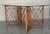 Wood Chinese Chippendale Style Bamboo Dining Table With Oval Glass Top For Sale - Image 7 of 11