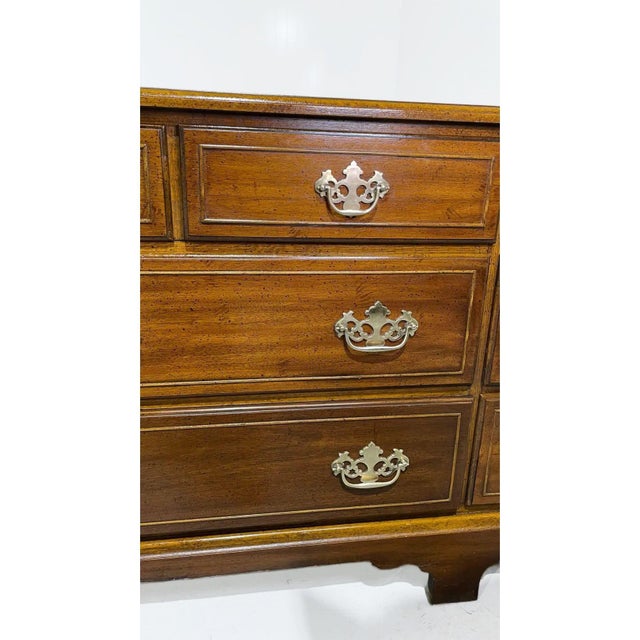Mid 20th Century Chippendale Style 8 Drawer Dresser by Dixie Furniture For Sale - Image 12 of 12