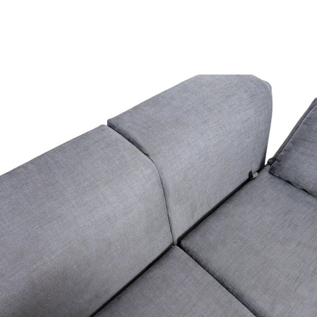 Black Two-Seater Sofa from Brühl Moule For Sale - Image 12 of 13