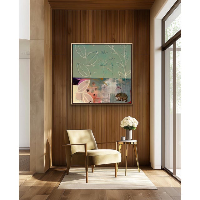 Abstract Acrylic Painting Titled Hey BooBoo For Sale In Los Angeles - Image 6 of 9
