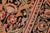 1990s Shabby Chic Floral 1990's Pak-Persian Black/Gold Wool Rug - 6'1'' X 9'5'' For Sale - Image 5 of 9