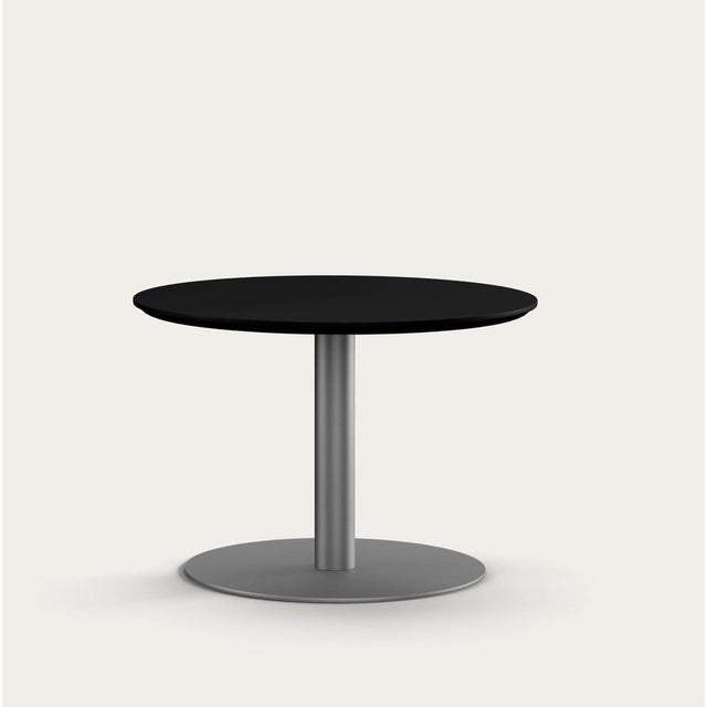 Henrik tengler train coffee table legs: graphite, tableto: linoleum black for one collection as a central piece of the...