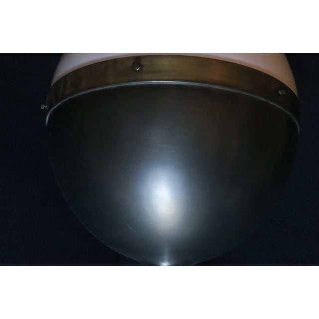 Hicks Pendant Light in Bronze and Glass by Thomas Obrien For Sale - Image 11 of 15