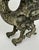 Dark Green 18th Century Chinese Bronze Mythical Phoenix Vase For Sale - Image 8 of 10