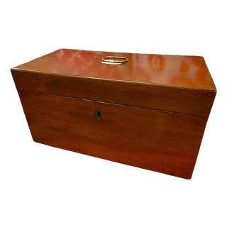 Antique Tea Caddy Circa 1880 For Sale