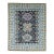 8x10 Maya Kazak Charcoal Traditional Geometric Hand Knotted Wool Carpet Rug For Sale