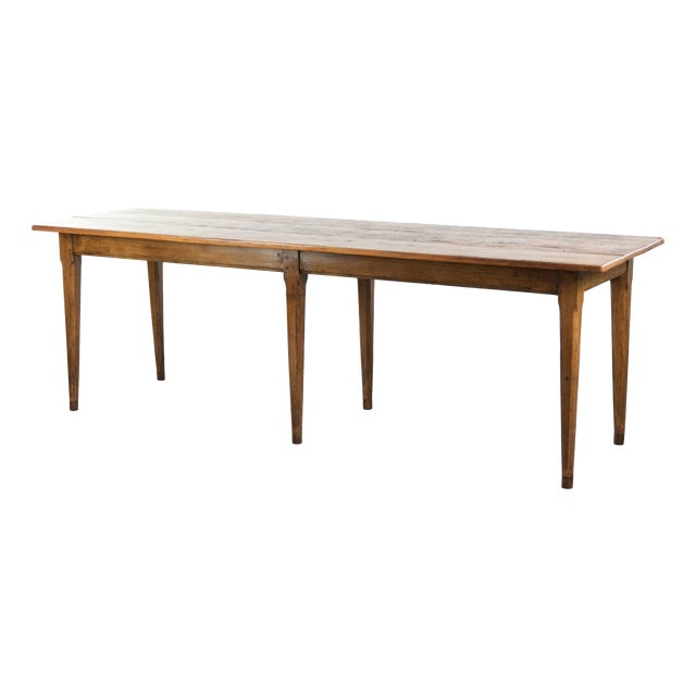 Large French Farmhouse Dining Table in Pine For Sale